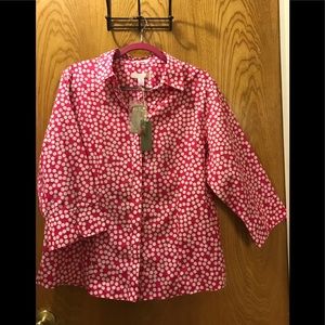 Chico’s No-Iron Blouse  Size: 3  NWT